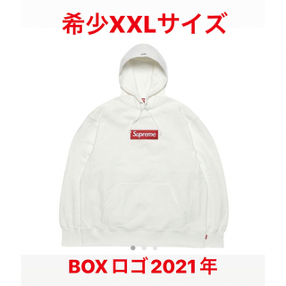 【☆極上のジュエリーロゴ☆】Supreme パーカー 超希少！ XL 白 激レア