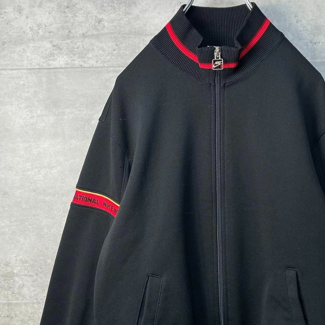 NIKE - ヴィンテージ 80s NIKE トラックジャケット 袖ラインロゴ NIKE - ヴィンテージ 80s NIKE トラックジャケット 袖ラインロゴ