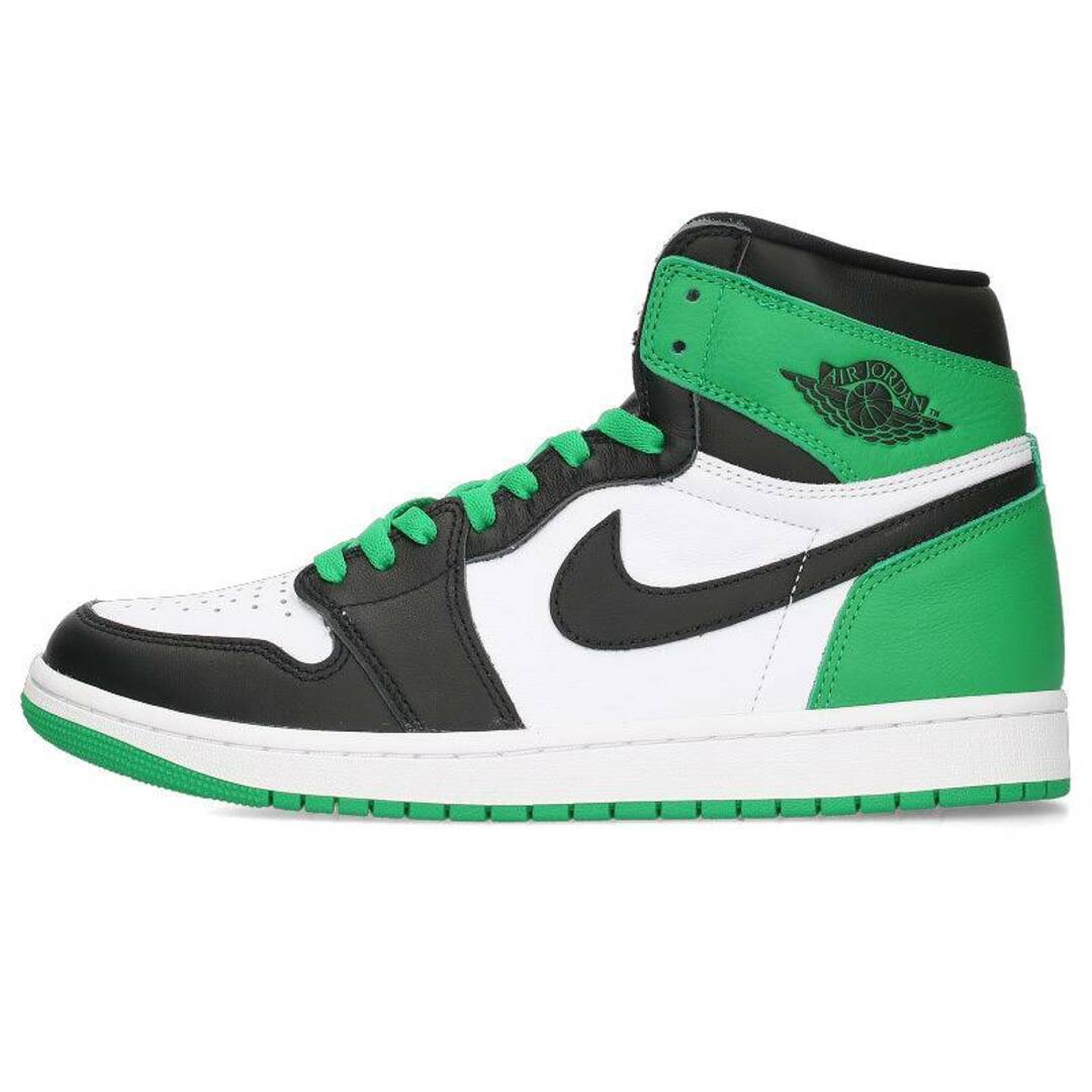 ナイキ  AIR JORDAN 1 RETRO HIGH OG BLACK/LUCKY GREEN DZ5485-031 エアジョーダン1レトロハイオージーラッキーグリーンスニーカー  メンズ 28cm