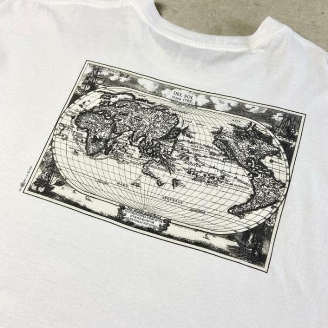 00年代 DEL SOL SAN JUAN 地図 マップ バックプリントTシャツ メンズ2XL