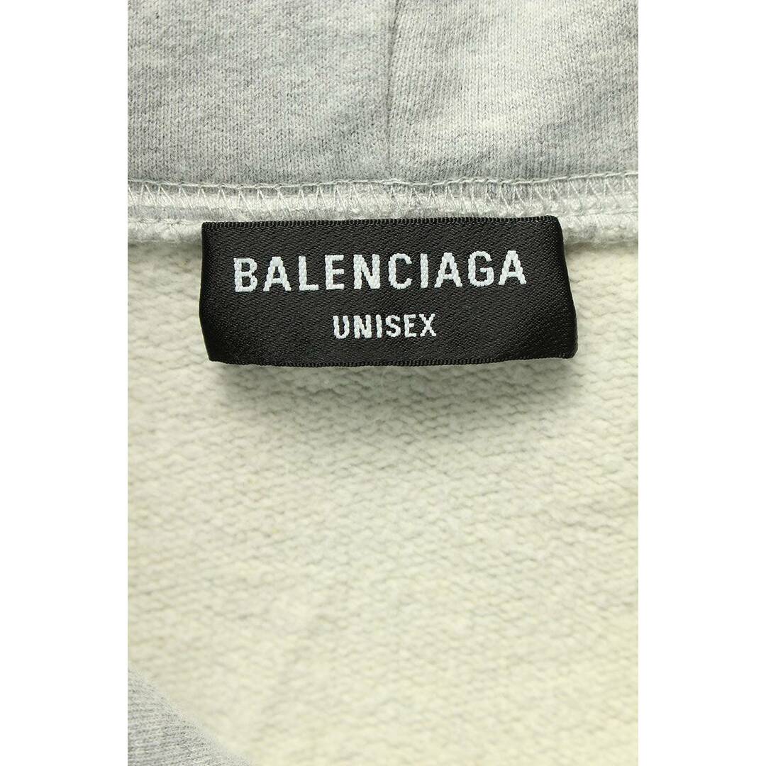 Balenciaga(バレンシアガ)のバレンシアガ  22AW  674986 TMVH4 ロゴペンキクラッシュ加工パーカー  メンズ 3 メンズのトップス(パーカー)の商品写真