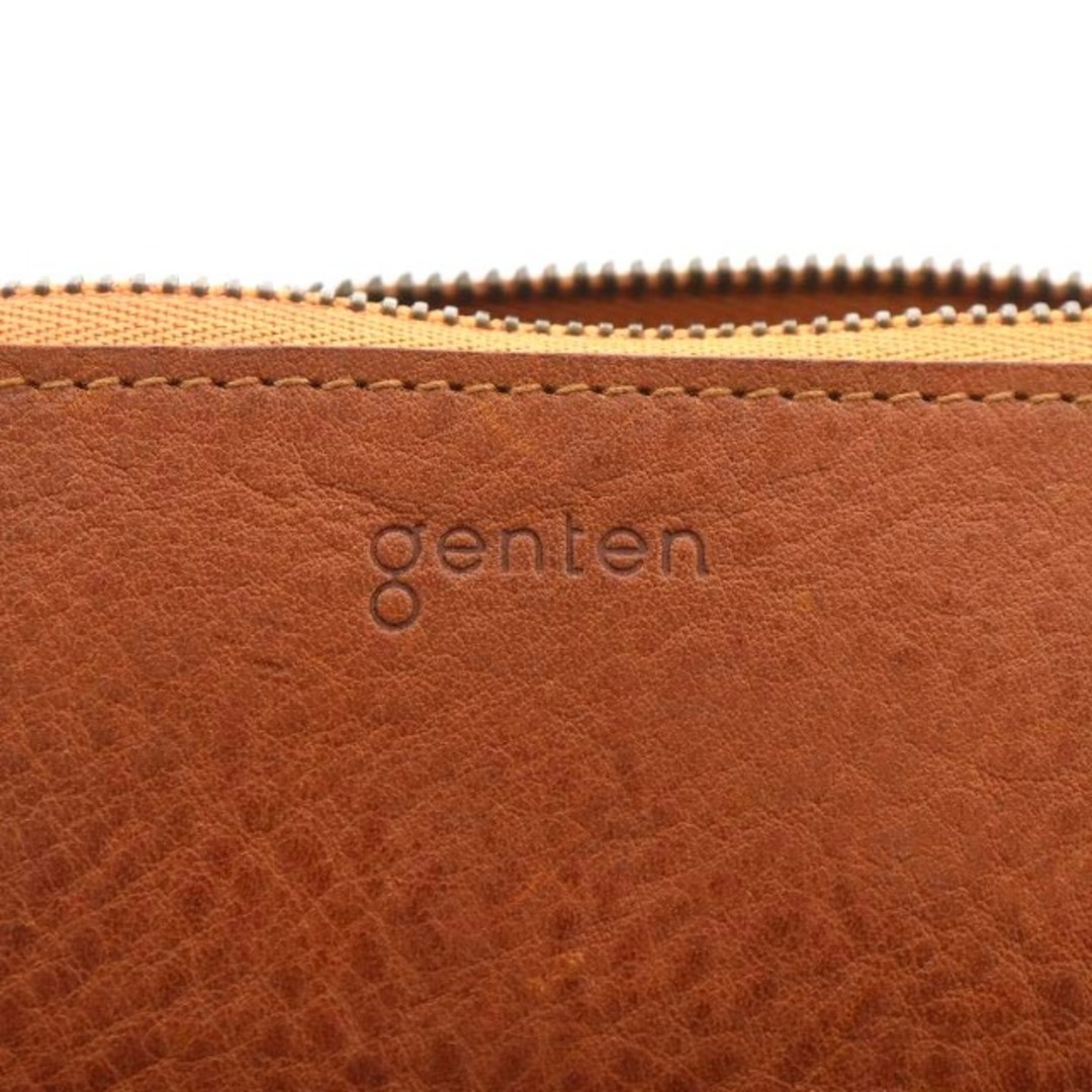 genten(ゲンテン)のゲンテン genten ペンケース 筆箱 レザー 茶 ブラウン インテリア/住まい/日用品の文房具(ペンケース/筆箱)の商品写真