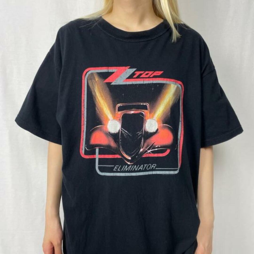 00年代 ZZ TOP ELIMINATOR 両面プリント バンドTシャツ メンズL