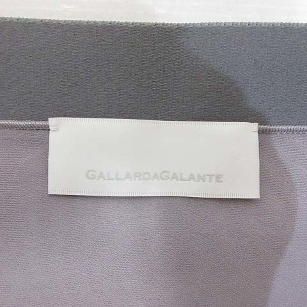 GALLARDA GALANTE(ガリャルダガランテ)のガリャルダガランテ マキシ ロング サテン スカート 1 グレー サイドスリット レディースのスカート(ロングスカート)の商品写真