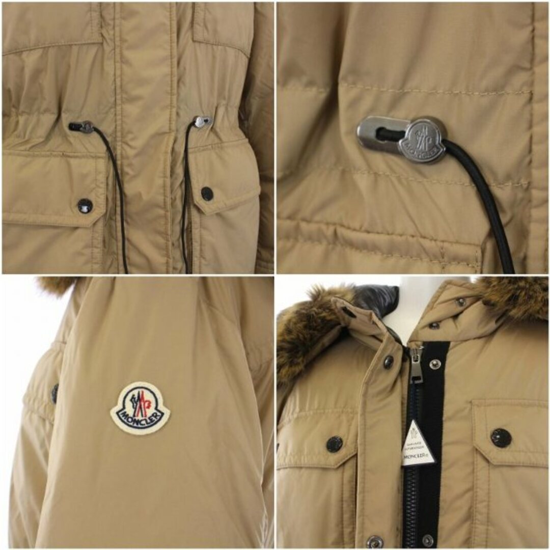 MONCLER(モンクレール)のモンクレール 22AW BAN ダウンコート ロング フード フェイクファー 0 レディースのジャケット/アウター(ダウンコート)の商品写真