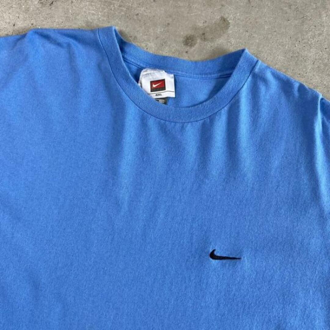 スーパービッグサイズ 00年代 NIKE TEAM ナイキ ワンポイントロゴ刺繍  Tシャツ メンズ4XL