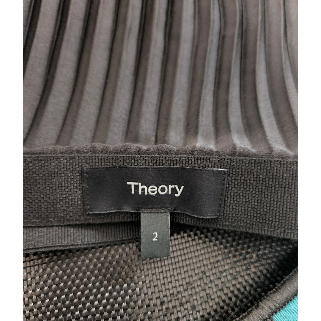 ロングスカートセオリー theory サテン系 プリーツスカート 人気商品 サイズ2