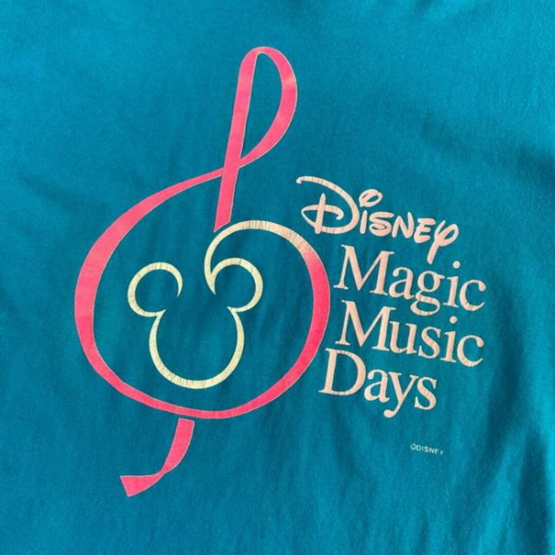 メンズUSA製 80年代 Disney ディズニー Magic Music Day プリントTシャツ キャラクターTシャツ メンズL