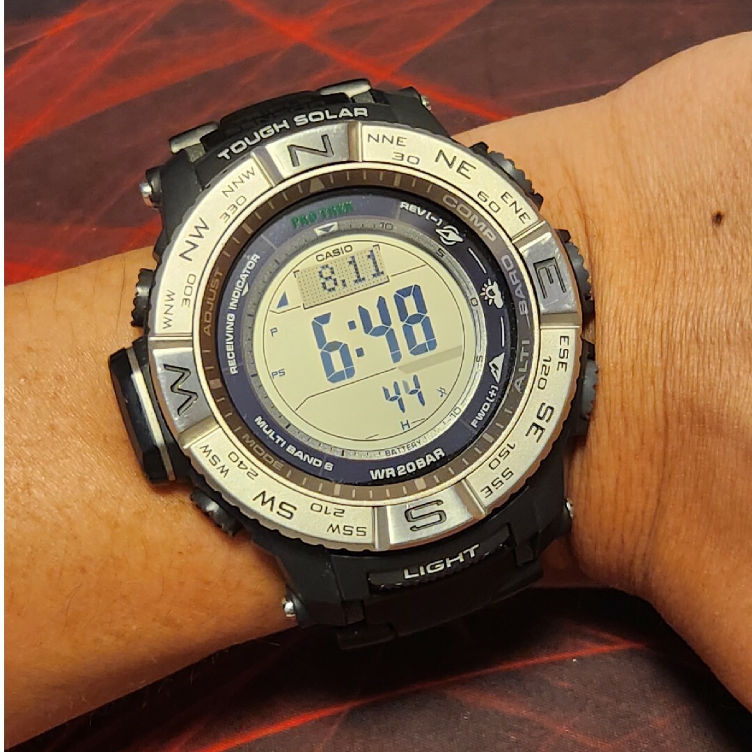 カシオ Protrek prw-3500 1jf ステンレスバンド