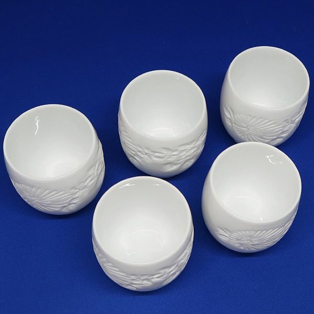 未使用 出石焼 昇山窯 白磁 『 小嶋昇山 』 茶器 急須 湯呑 共箱 未使用 出石焼 昇山窯 白磁 『 小嶋昇山 』 茶器 急須 湯呑 共箱