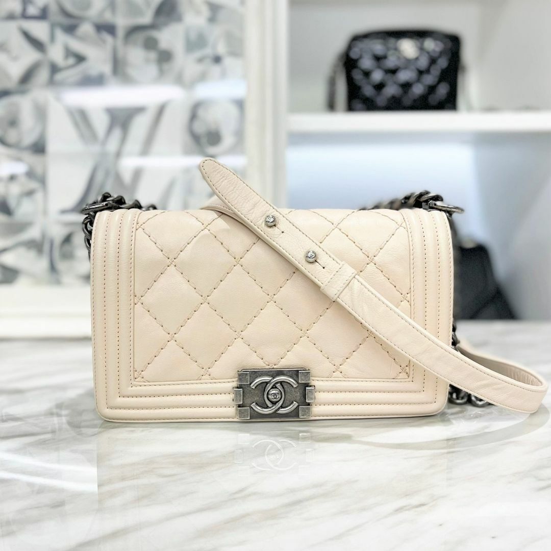 CHANEL - 美品☆ ボーイシャネル ショルダーバッグ ワイルドステッチ