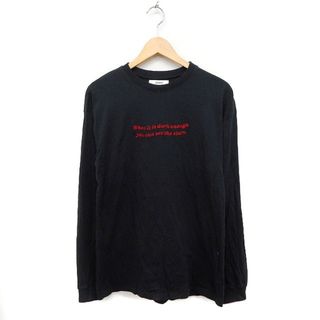 ジュエティ(jouetie)のジュエティ jouetie ロングスリーブ Tシャツ 丸首 英字刺繍 コットン(Tシャツ(長袖/七分))