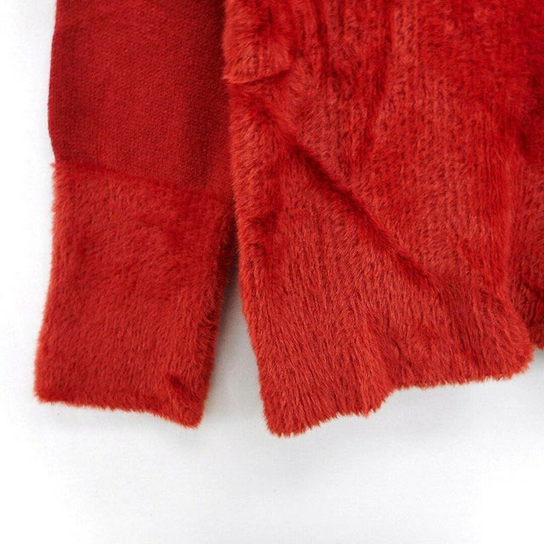 DouDou(ドゥドゥ)のドゥドゥ DOUDOU セーター ニット 切替 起毛 無地 シンプル 長袖 レディースのトップス(ニット/セーター)の商品写真