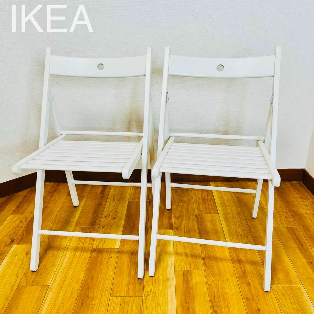美品 IKEA 折り畳み椅子 2脚セット TERJE テリエ | フリマアプリ ラクマ 美品 IKEA 折り畳み椅子 2脚セット TERJE テリエ