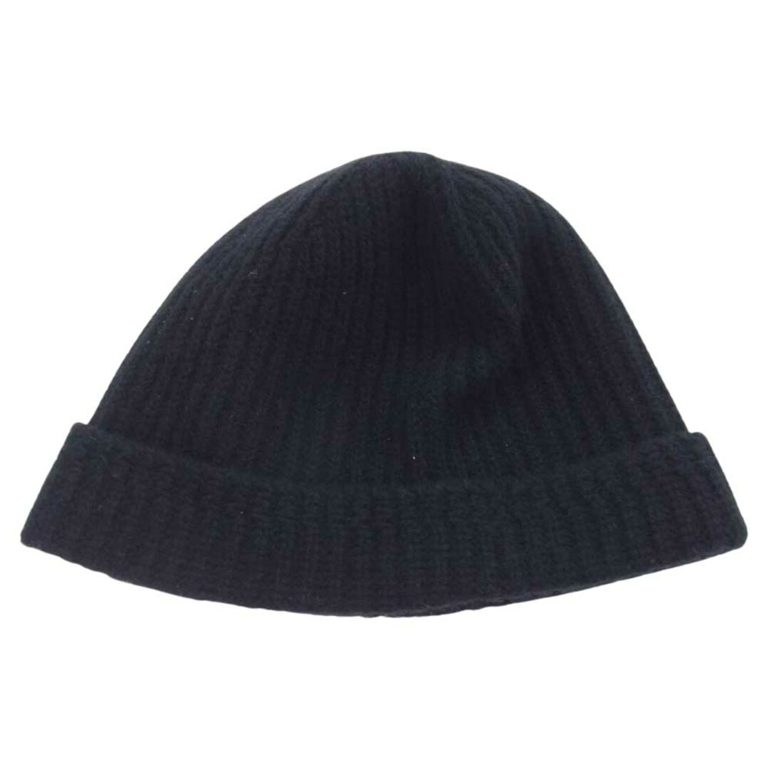 VISVIM(ヴィスヴィム)のVISVIM ビズビム 帽子 0114203003016 KNIT BEANIE ニット ビーニー キャップ 帽子 ブラック ブラック系【中古】 メンズの帽子(その他)の商品写真