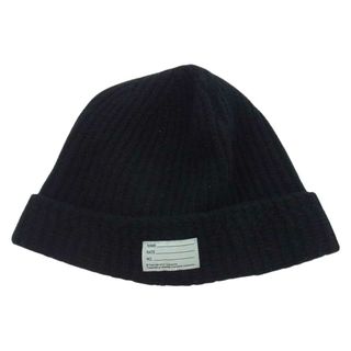 ヴィスヴィム(VISVIM)のVISVIM ビズビム 帽子 0114203003016 KNIT BEANIE ニット ビーニー キャップ 帽子 ブラック ブラック系【中古】(その他)