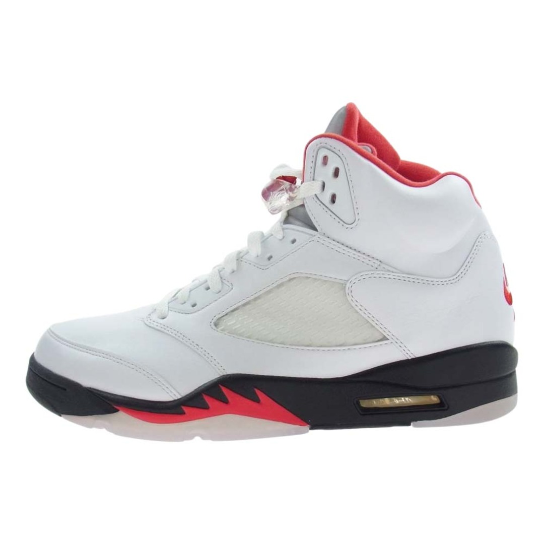 NIKE AIR JORDAN ナイキ ジョーダン スニーカー DA1911-102 Air Jordan 5 Retro Fire Red エアジョーダン レトロ ファイアレッド スニーカー ホワイト系 30.5cm【新古品】【未使用】