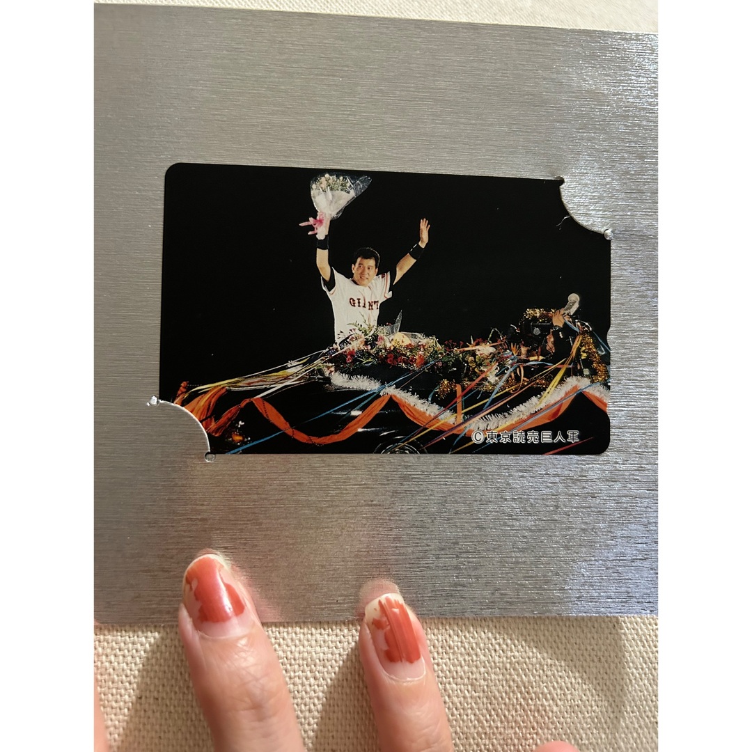 【レア品】原辰徳引退記念　カード エンタメ/ホビーのトレーディングカード(その他)の商品写真
