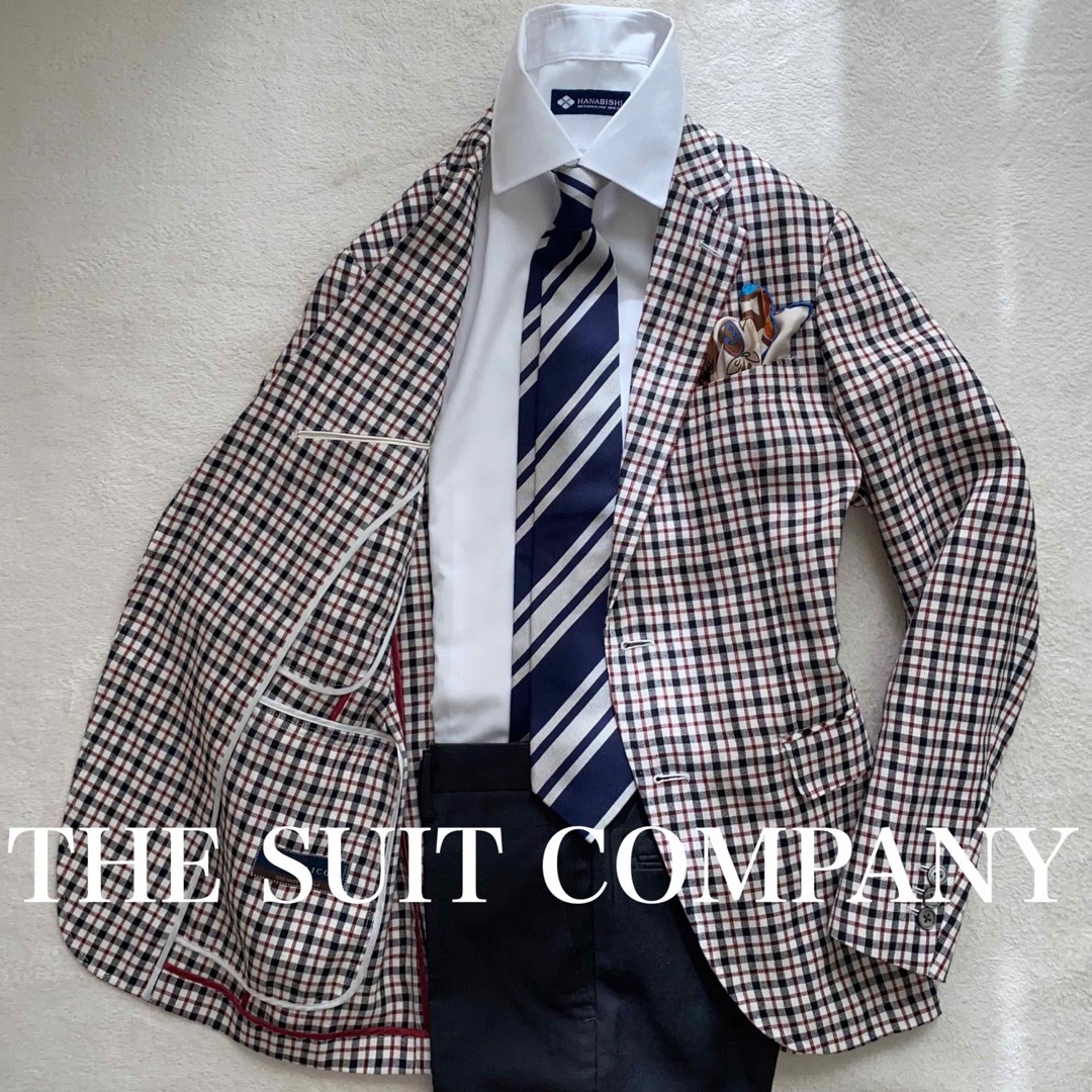 SUIT COMPANY イタリア生地使用 M位 未使用に近い美品 テーラード | フリマアプリ ラクマ