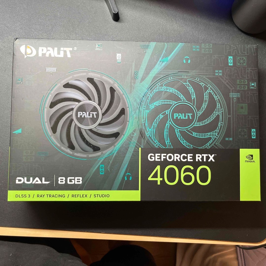 NVIDIA(エヌビディア)の【美品】Palit GeForce RTX 4060 Dual 8G スマホ/家電/カメラのPC/タブレット(PCパーツ)の商品写真