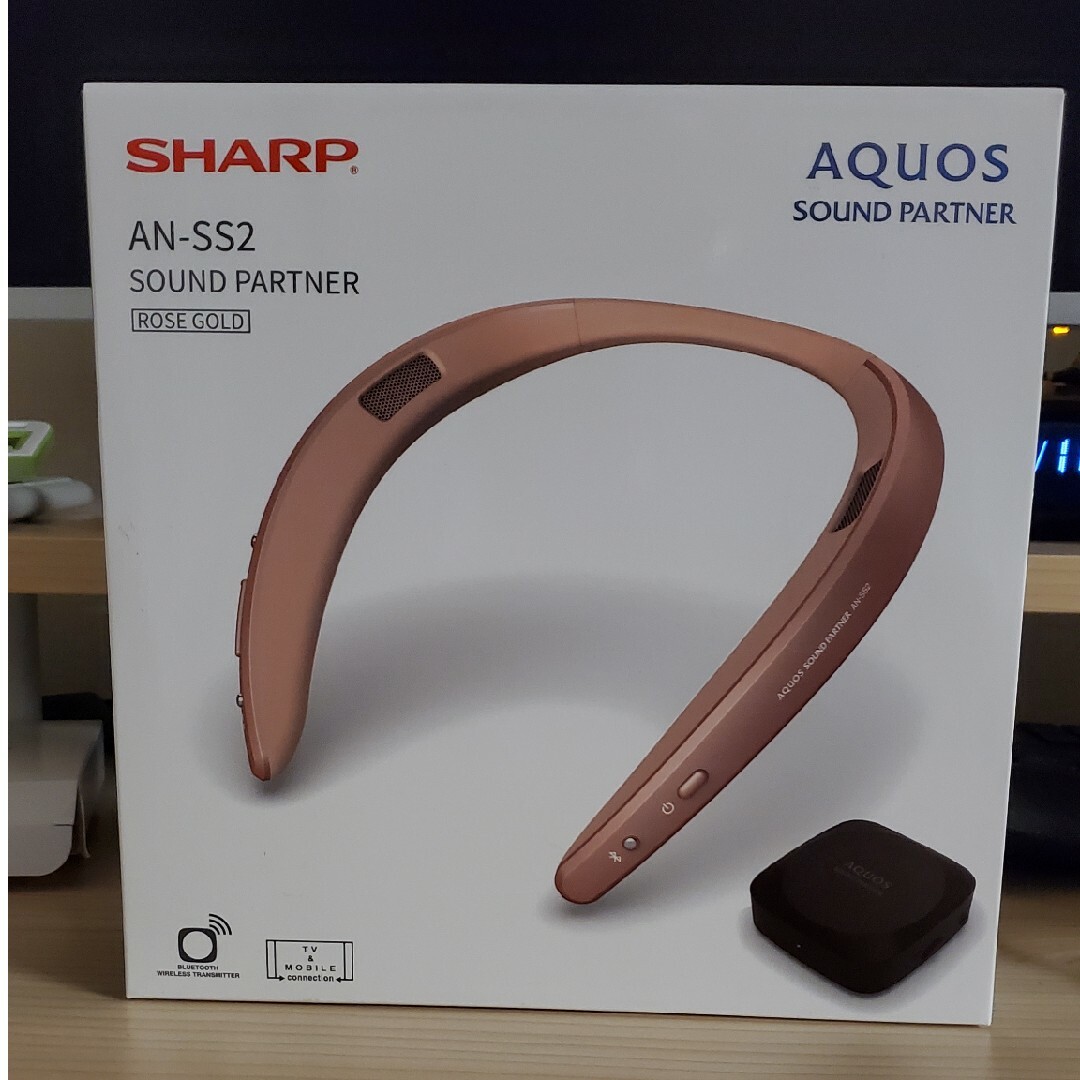 SHARP AQUOS サウンドパートナー ウェアラブル ネックスピーカー AN