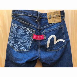 エビス(EVISU)の★EVISU PARIS LOT5003 ★白カモメペイント ★龍 戎抜き染め★(デニム/ジーンズ)