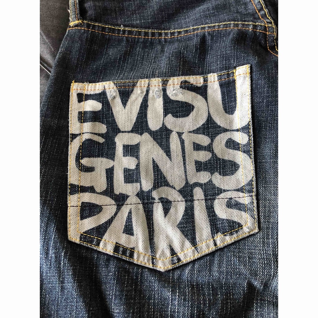 EVISU☆貴重☆EVISU／PARIS／白カモメペイント／W30☆ - デニム/ジーンズ