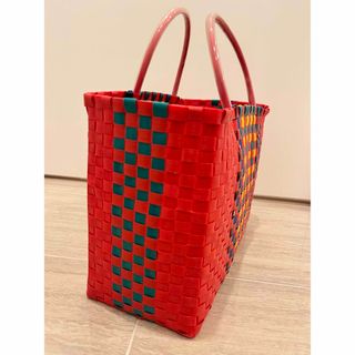 【marni flower cafe】ピクニックトートバッグ⭐︎赤チェック