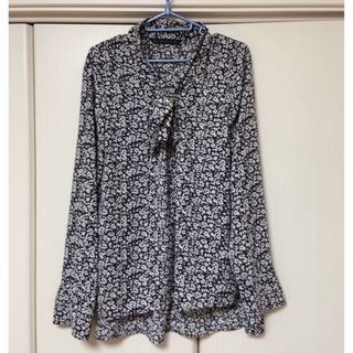 ザラ(ZARA)のZARA BASIC ブラウス　花柄(シャツ/ブラウス(長袖/七分))