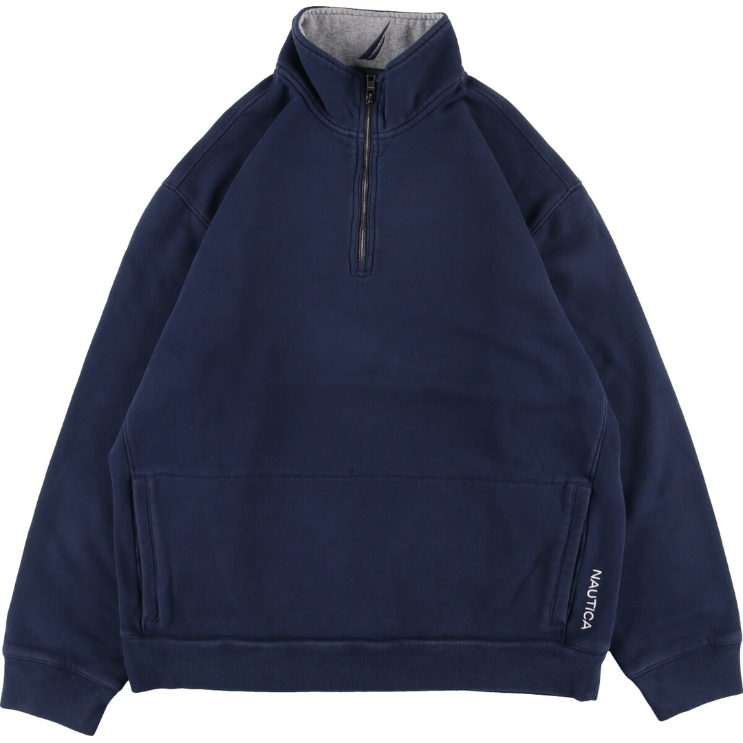 ノーティカ NAUTICA ハーフジップスウェットシャツ トレーナー メンズL /eaa369860