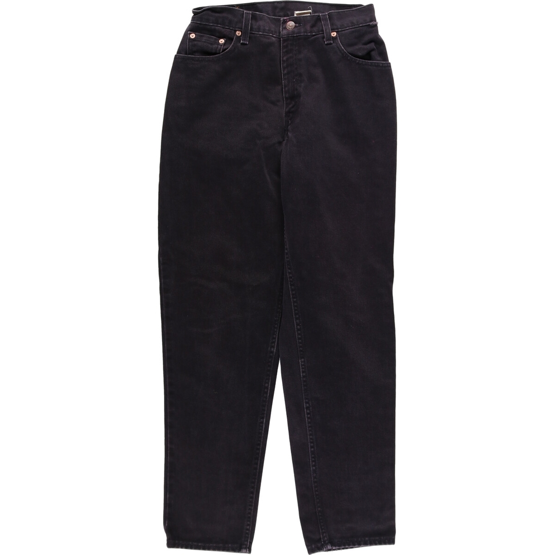 リーバイス Levi's 550 RELAXED FIT TAPERED LEG ブラックジーンズ テーパードデニムパンツ レディースL(w28) /eaa361984