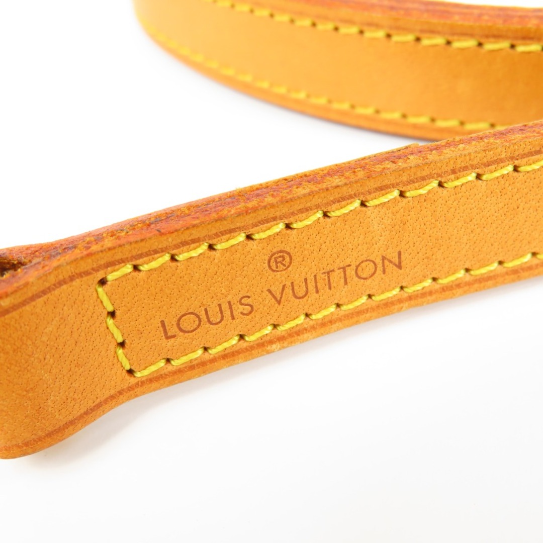 美品 LOUIS VUITTON ルイヴィトン バッグ用 G金具 121cm ショルダーストラップ ヌメ革 ナチュラル