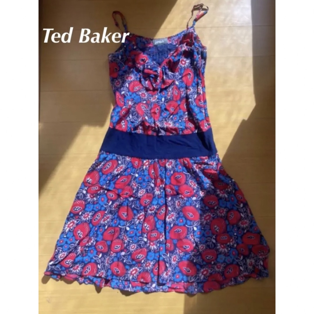 TED BAKER(テッドベイカー)のTed Baker 花柄ワンピース レディースのワンピース(ミニワンピース)の商品写真