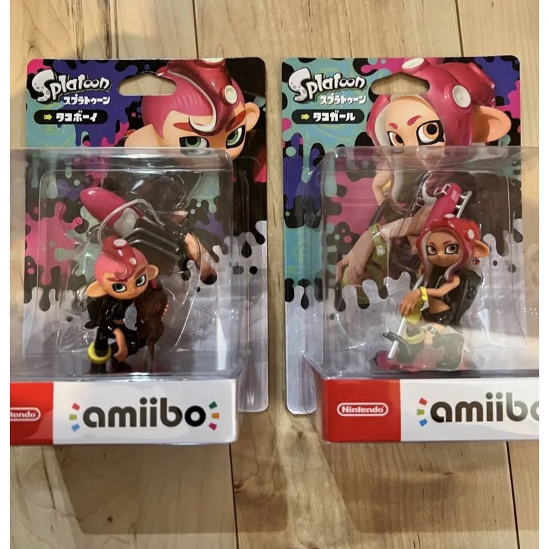 バラ売り可　8+1セット　タコボーイ•ガール　スプラトゥーン3 amiibo | フリマアプリ ラクマ