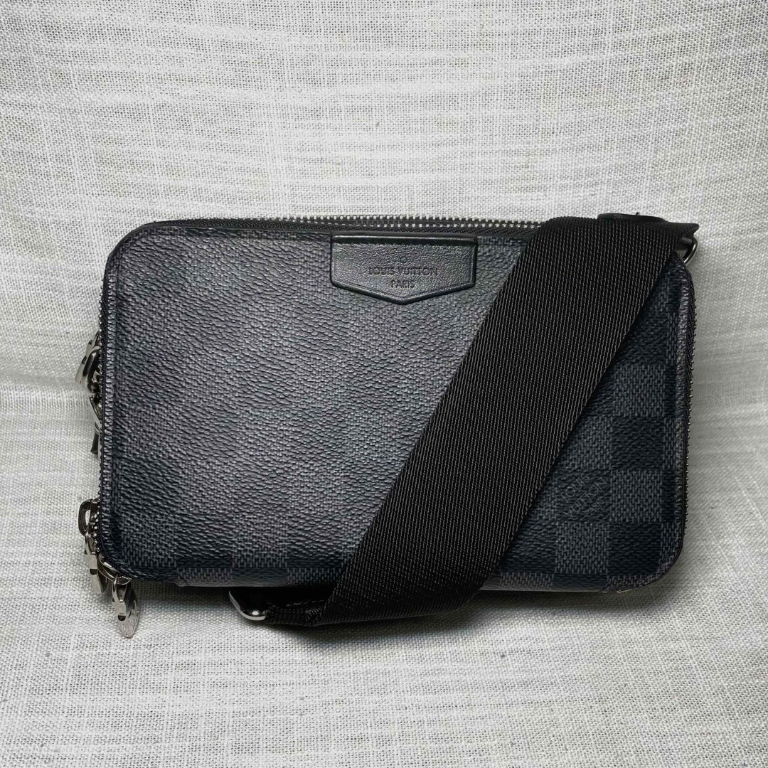 極美品✨】ルイヴィトン ダミエ グラフィット アルファ ショルダー