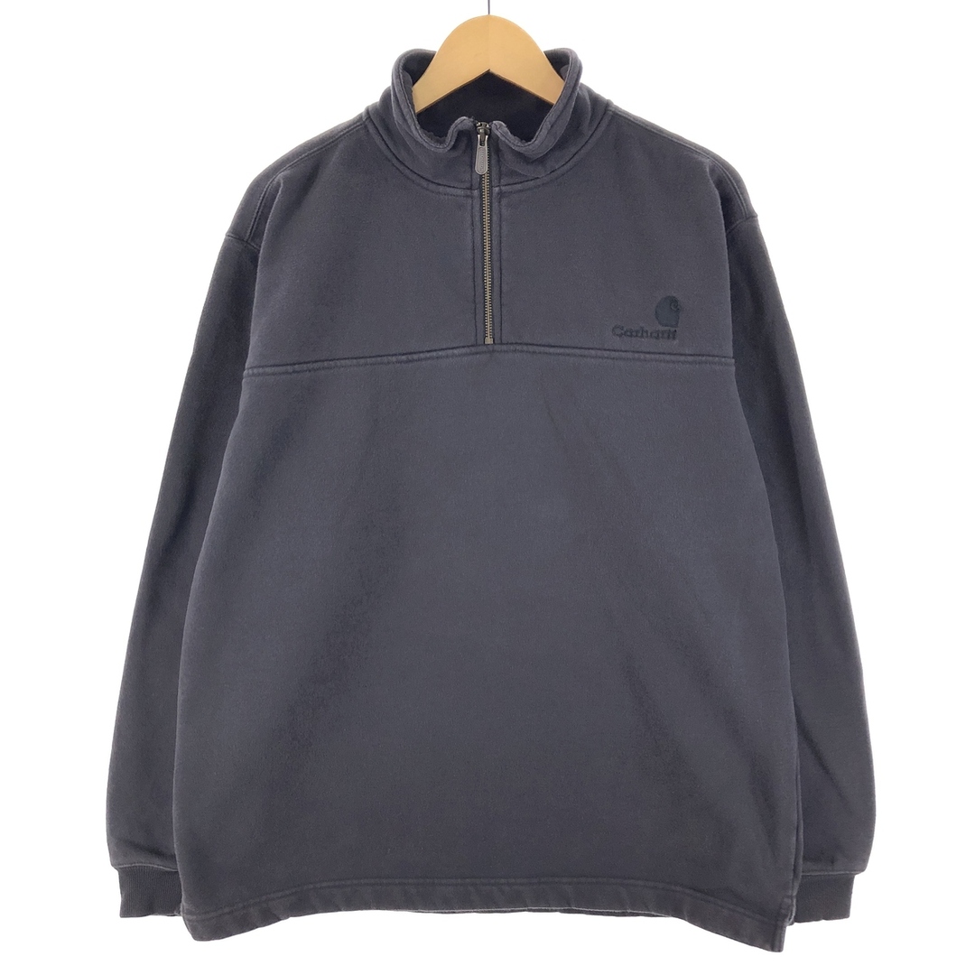 カーハート Carhartt ハーフジップスウェットシャツ トレーナー メンズXL /eaa361386