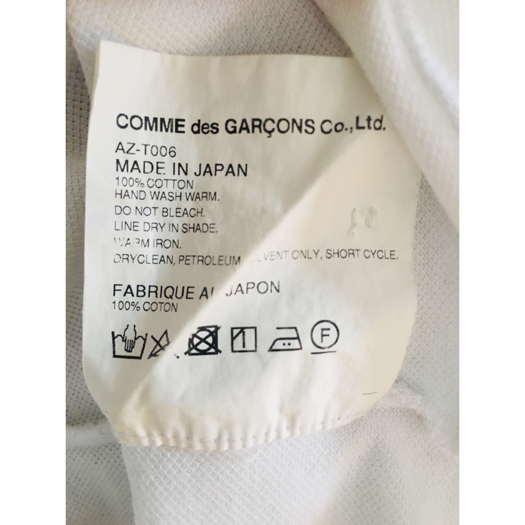 COMME des GARCONS(コムデギャルソン)の【名作★希少★メンズL】プレイコムデギャルソン ハート ポロシャツ 予備ボタン付 メンズのトップス(ポロシャツ)の商品写真