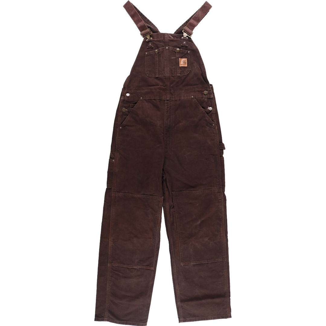 カーハート Carhartt ダブルニー ダック地 オーバーオール メンズw35 /eaa361485