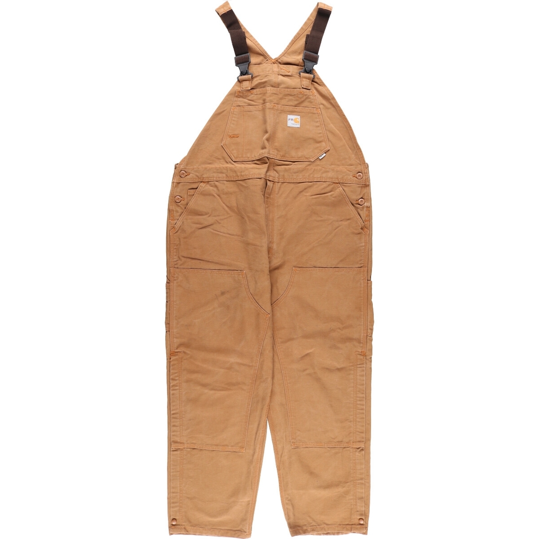 ビッグサイズ カーハート Carhartt FRシリーズ ダブルニー ダック地 オーバーオール メンズw47 /eaa361488