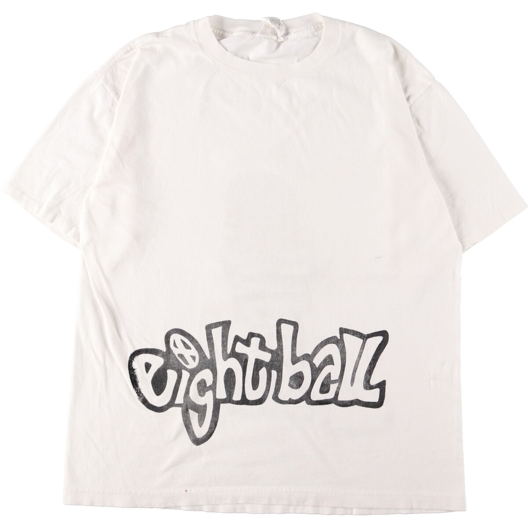 90年代 JAM EIGHTBALL エイトボール 両面プリント プリントTシャツ USA製 メンズXL ヴィンテージ /eaa360529