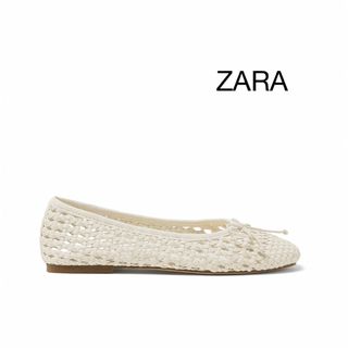 ZARA★メッシュ バレエシューズ(バレエシューズ)