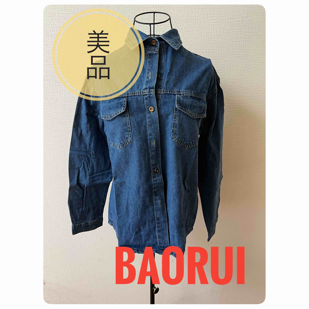 【美品】BAORUI デニムシャツ デニムジャケット