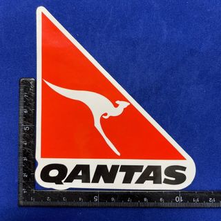 【新品・未使用】カンタス航空 ステッカー 防水 QANTAS(ステッカー)