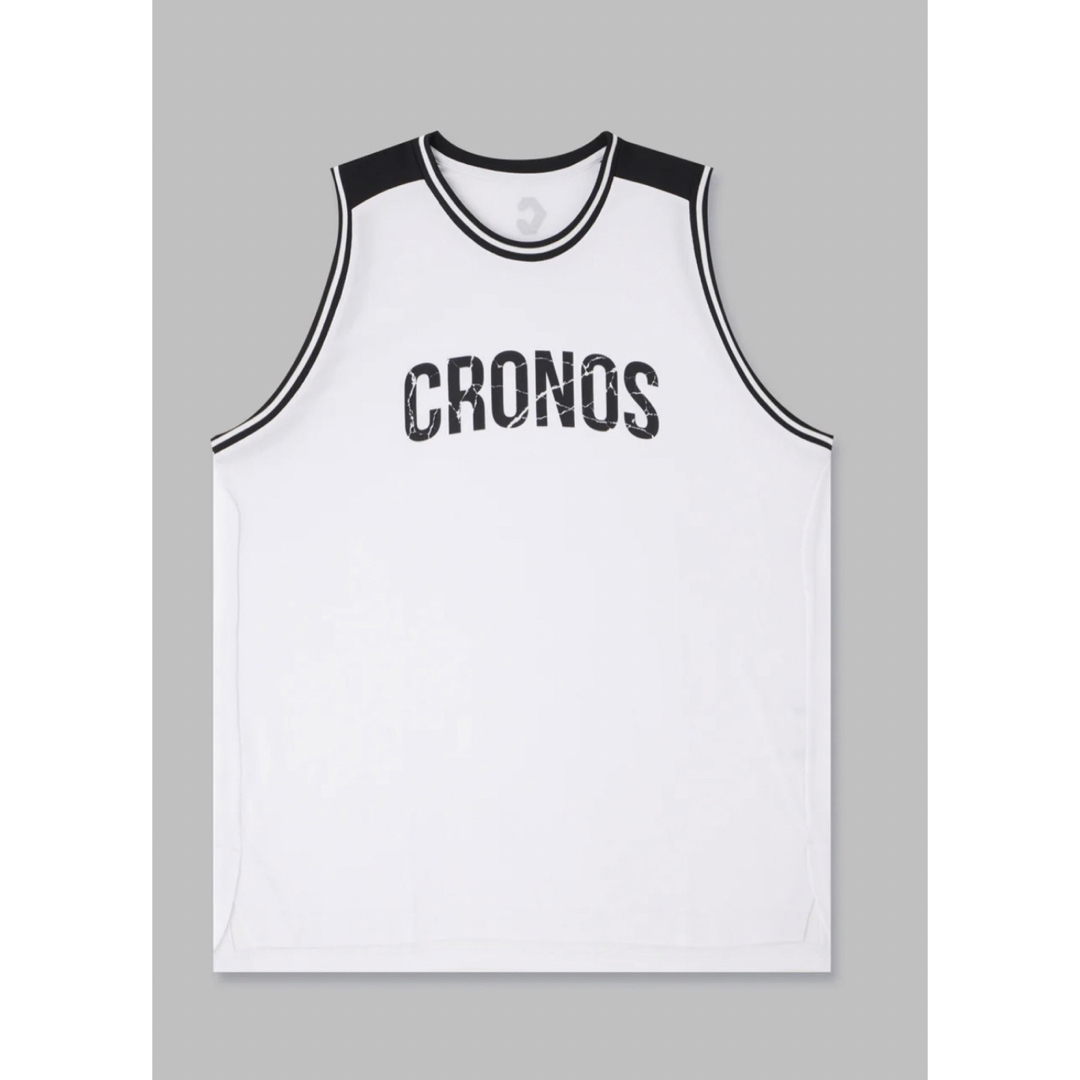 CRONOS MESH TANKTOP【WHITE】サイズＬ スポーツ/アウトドアのトレーニング/エクササイズ(トレーニング用品)の商品写真