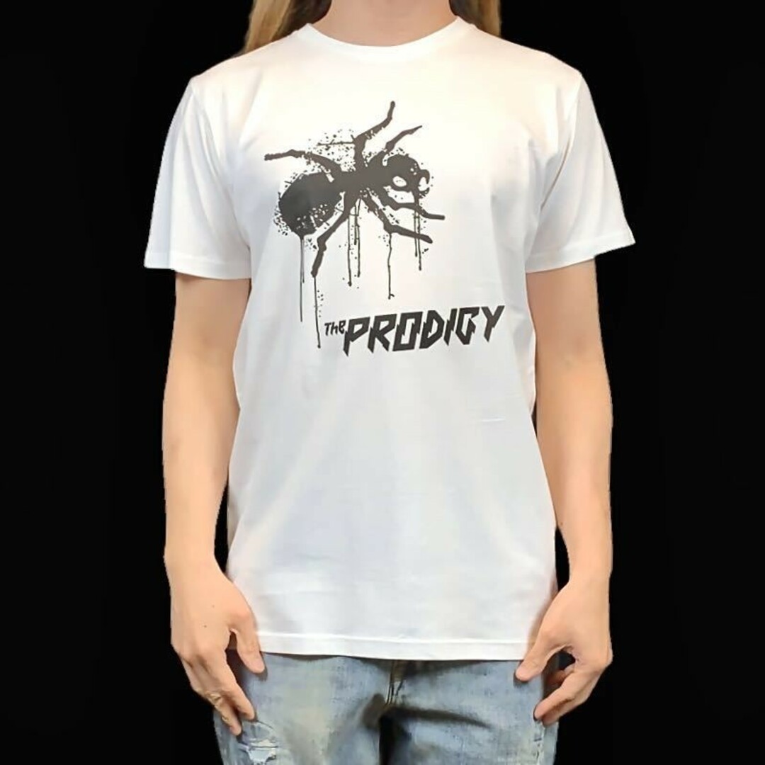 新品 プロディジー PRODIGY 蟻 90年代 テクノ ロック ロゴ Tシャツ