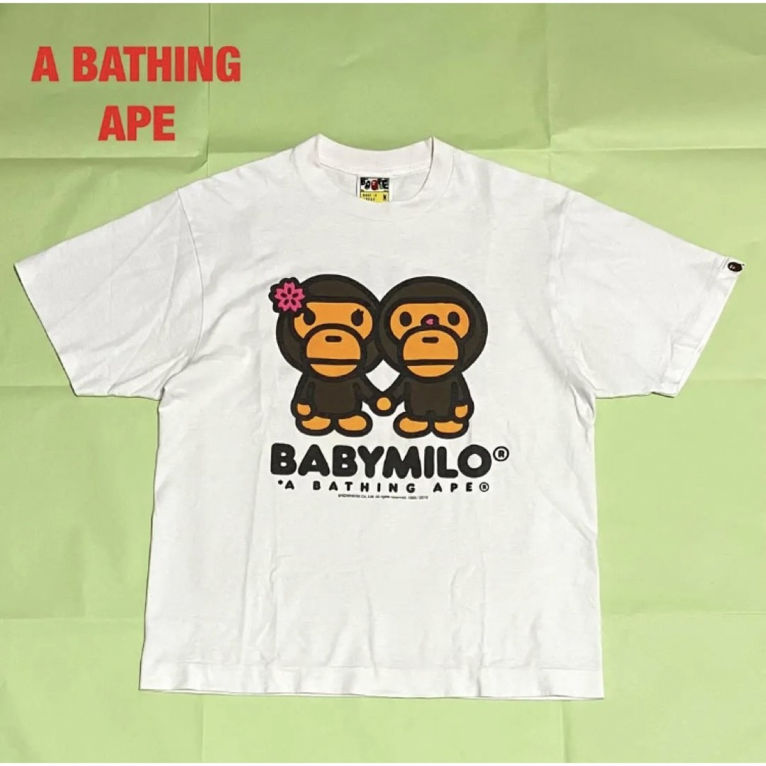 未使用 SAINT Mxxxxxx × A BATHING APE Tシャツ