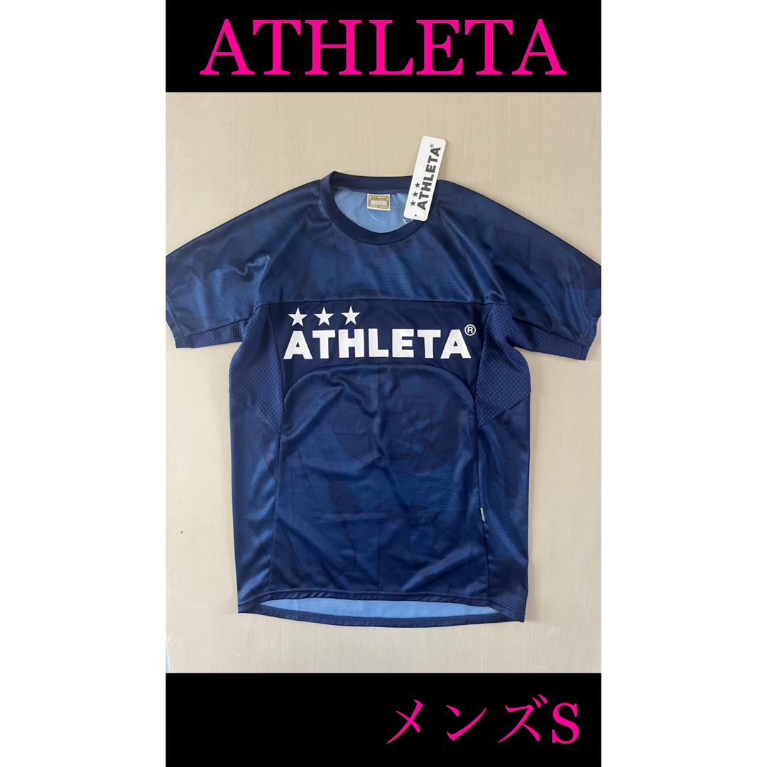 ATHLETA 新品タグ付き アスレタ ATHLETA メンズS サッカー半袖プラクティスシャツの通販 by BLUE ROSE's shop｜ アスレタならラクマ