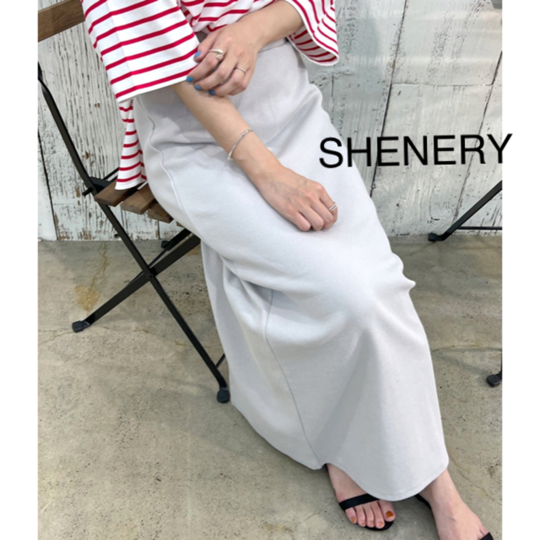 【SHENERY】リブロングスカート