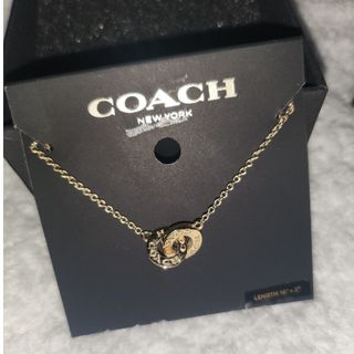 コーチ(COACH)のCOACHインターロッキング オープン サークル ペンダント ネックレス(ネックレス)