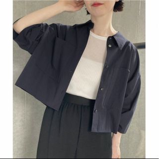 イエナ(IENA)の【23ss完売】IENA maison FABRICA クロップドシャツ(シャツ/ブラウス(長袖/七分))